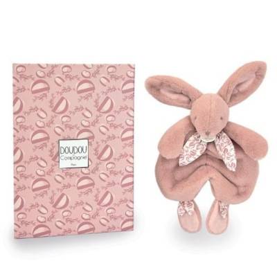 Doudou Lapin rose 29cm