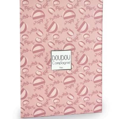 Doudou Lapin rose 29cm