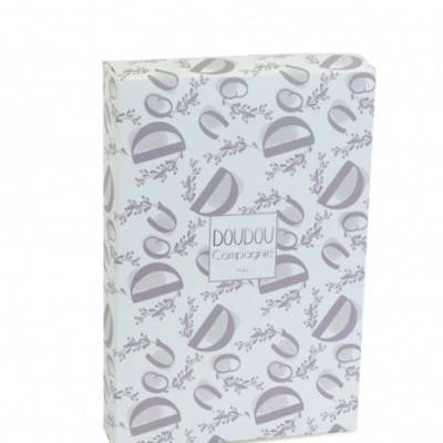 Doudou Lapin mouchoir blanc 10cm