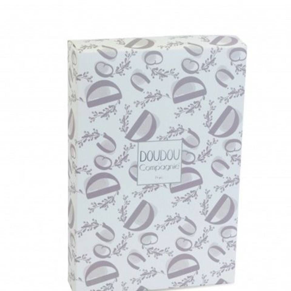 Doudou Lapin mouchoir blanc 10cm