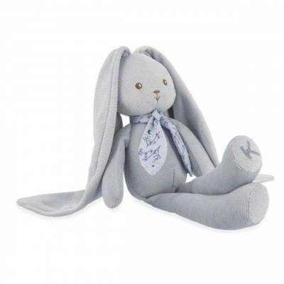 Peluche Pantin Lapin bleu -35cm