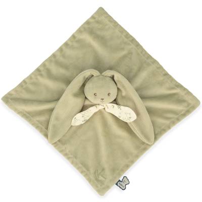 Doudou Lapin vert 30cm