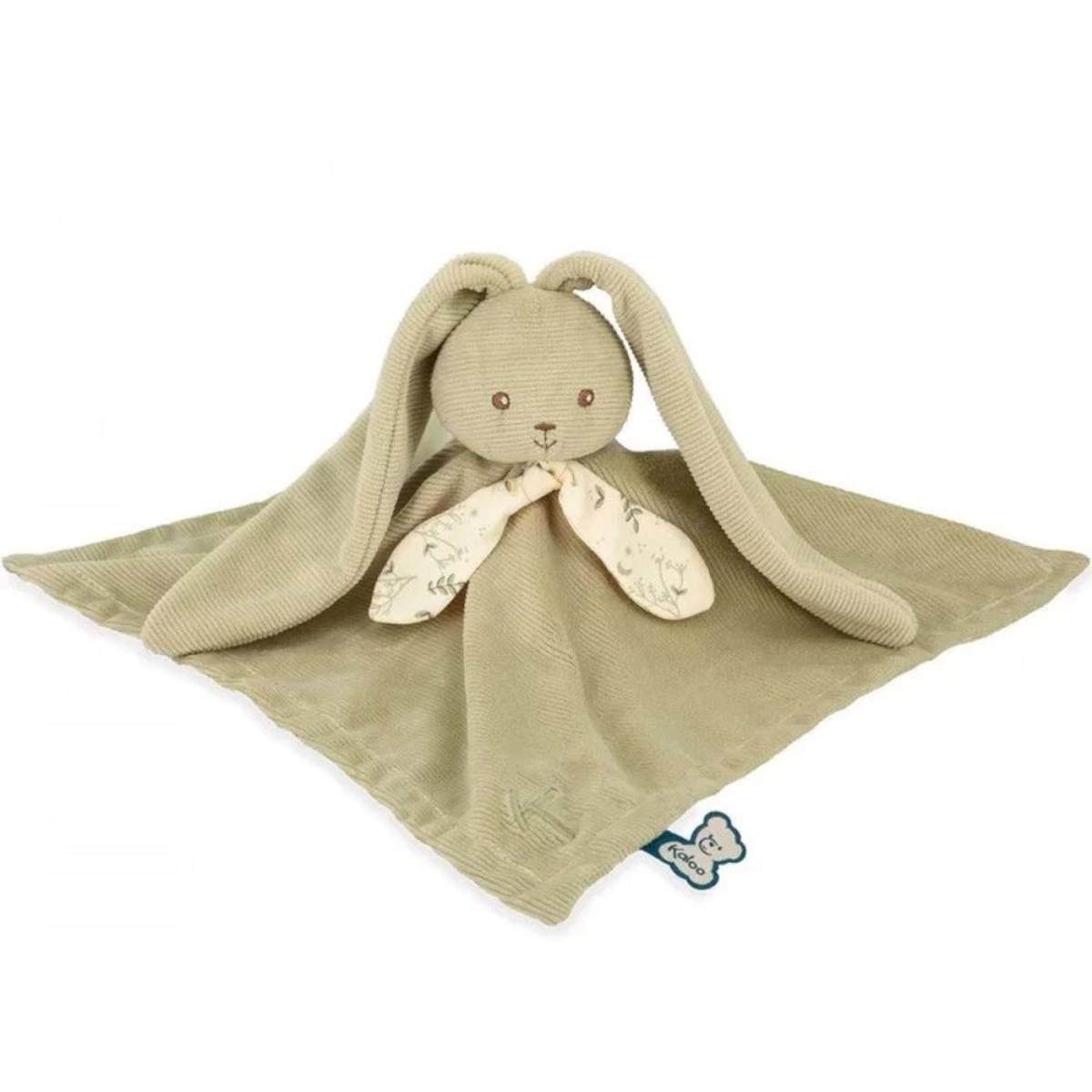 Doudou Lapin vert 30cm