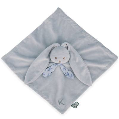 Doudou Lapin bleu 30cm