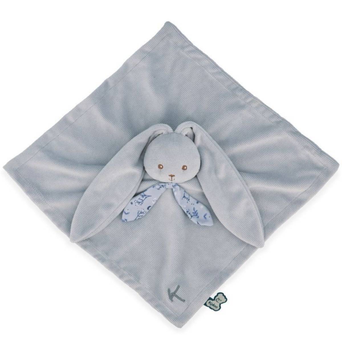 Doudou Lapin bleu 30cm