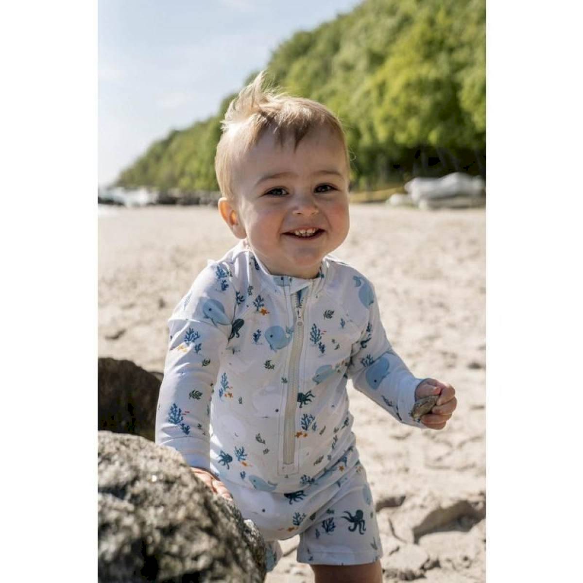 Maillot de bain combinaison anti UV Dino beach 1-2 ans(dupliqué)