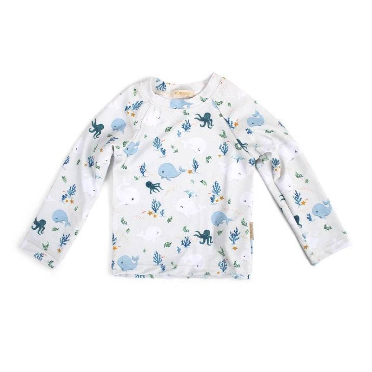 T-shirt anti UV Christian la Baleine 1-2 ans