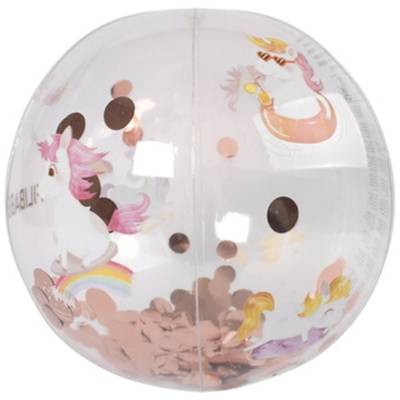 Ballon de plage 40cm - La plage des Licornes