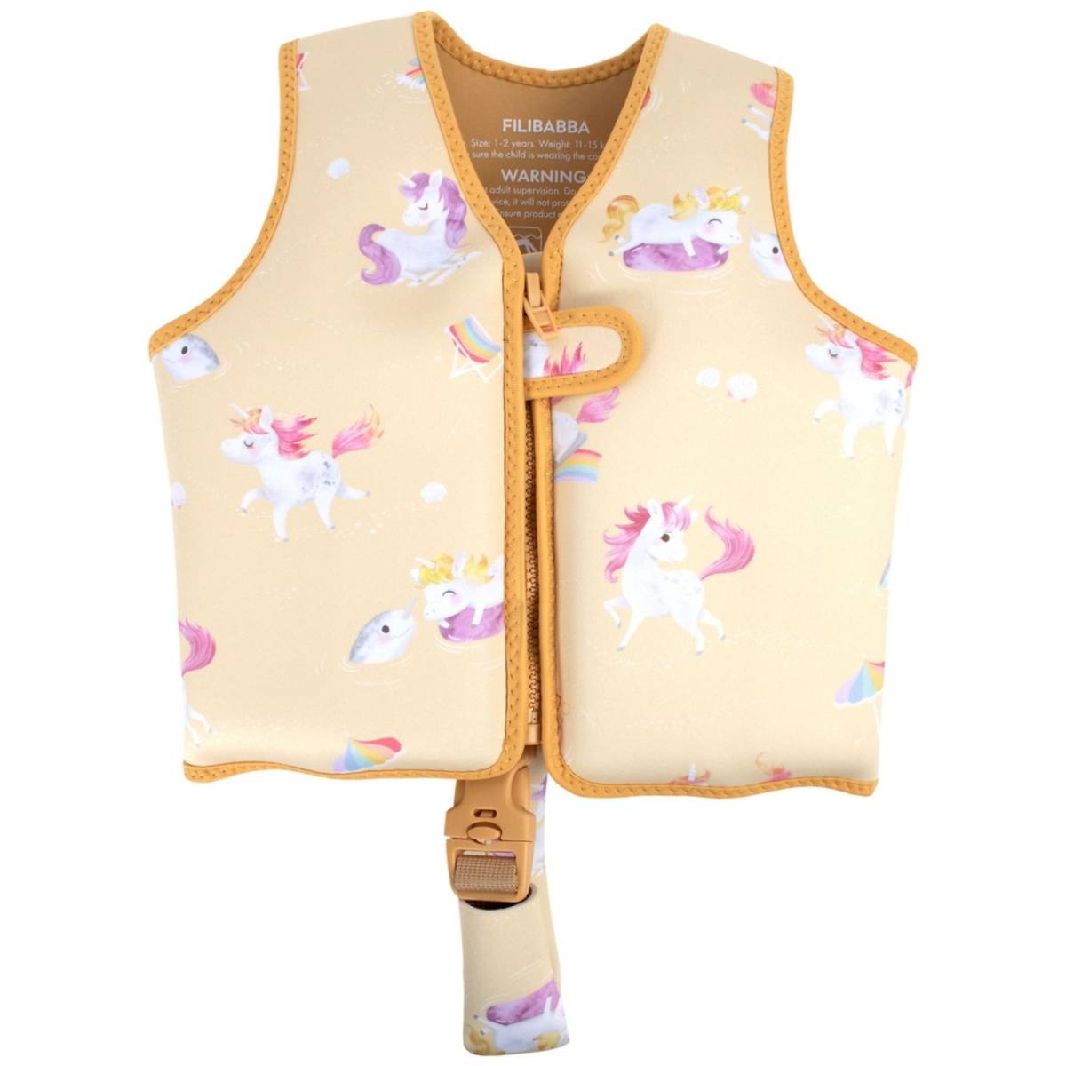Gilet de natation La plage des Licornes 3-4 ans