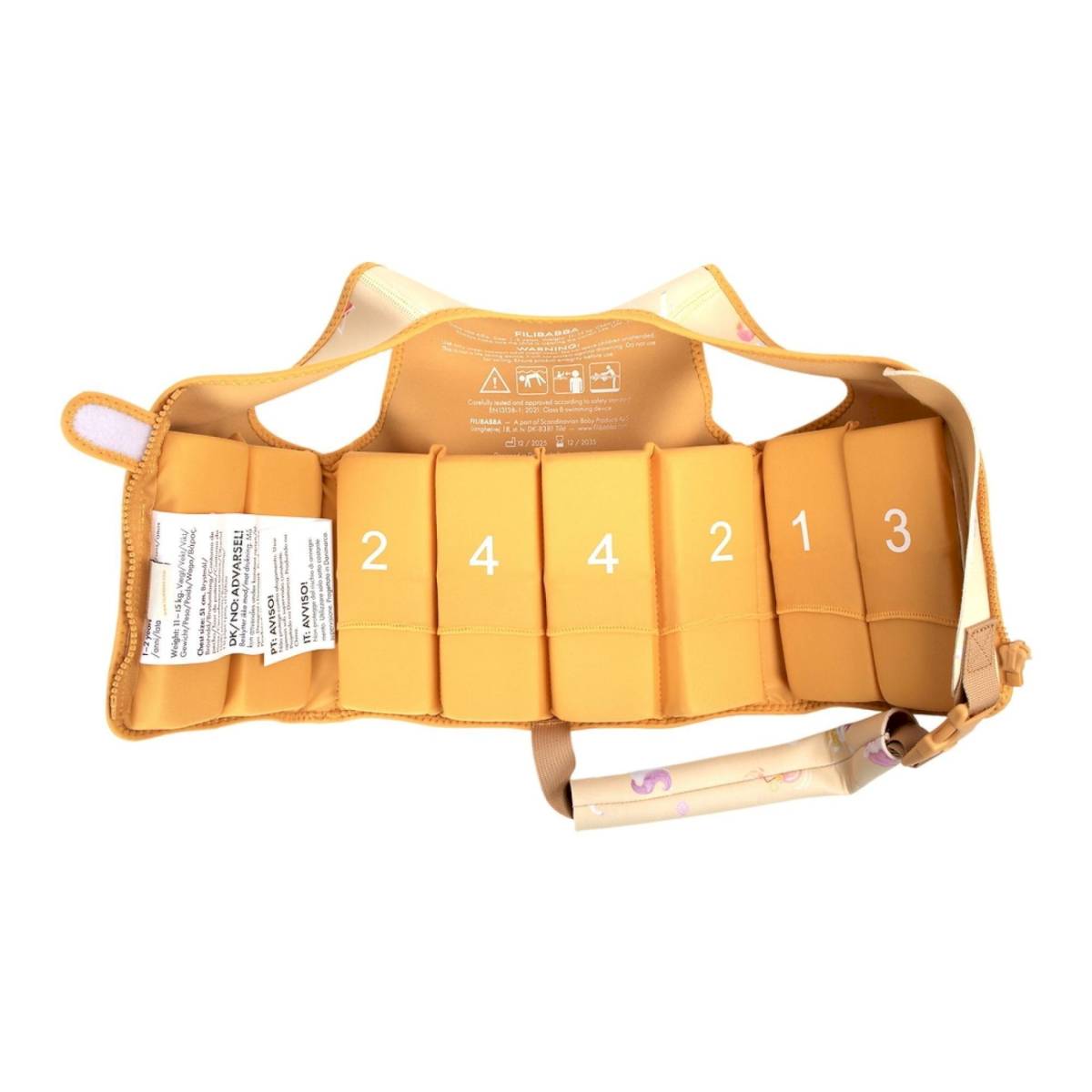 Gilet de natation La plage des Licornes 5-6 ans