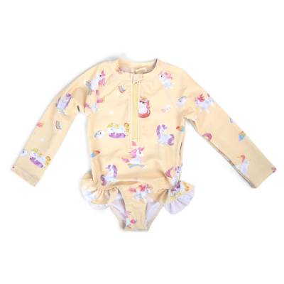 Maillot de bain à manches longues anti UV La plage des Licornes 1-2 ans(dupliqué)