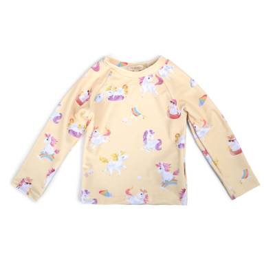 T-shirt anti UV La plage des Licornes 1-2 ans