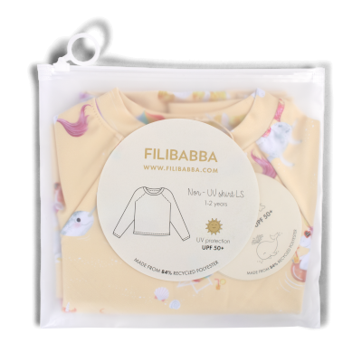 T-shirt anti UV La plage des Licornes 1-2 ans