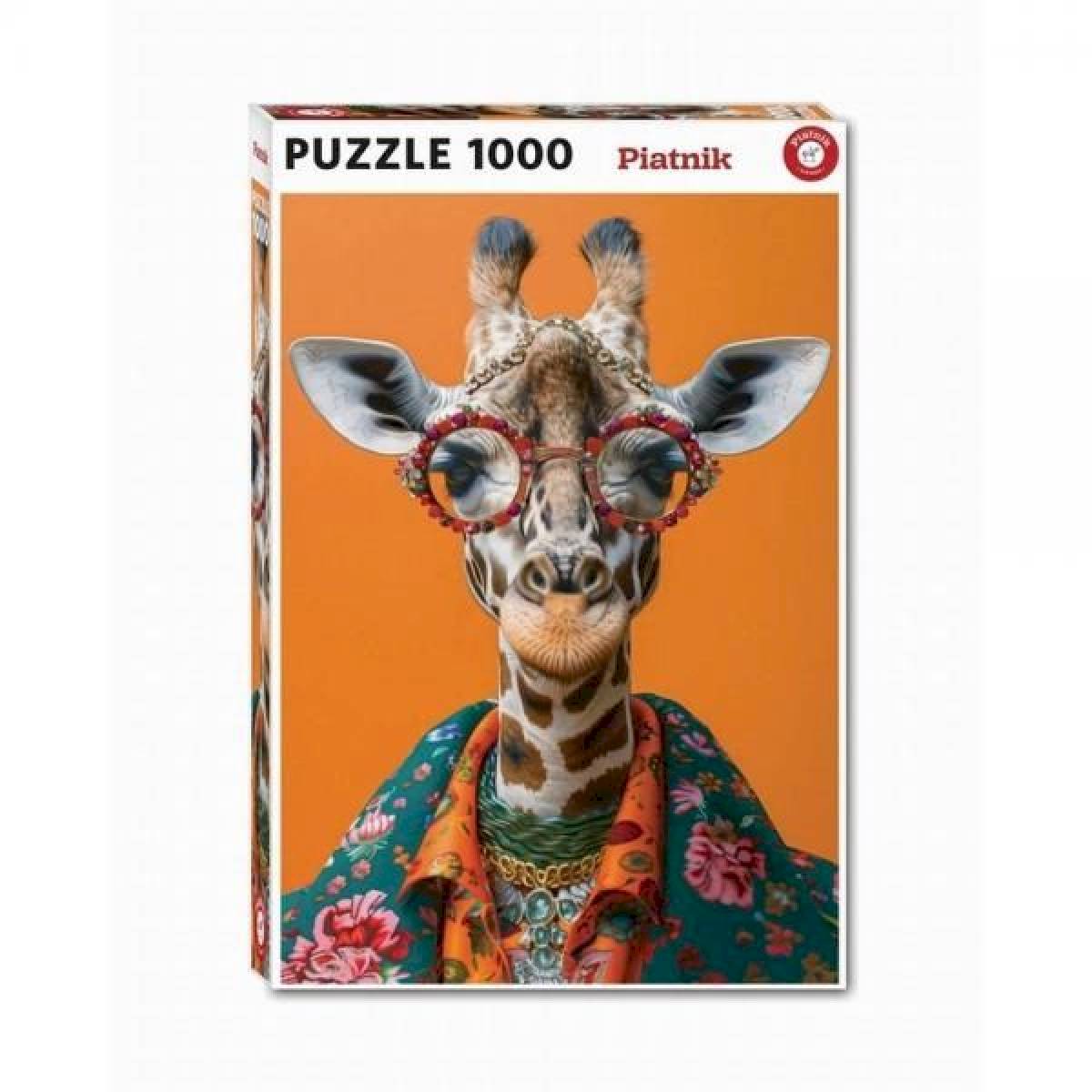 Puzzle Crazy Giraffe - 1000 pièces