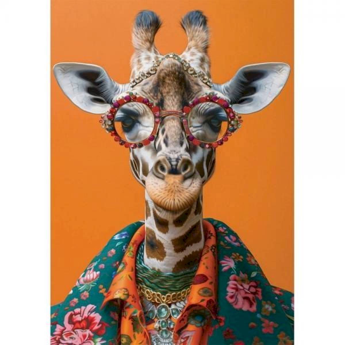 Puzzle Crazy Giraffe - 1000 pièces
