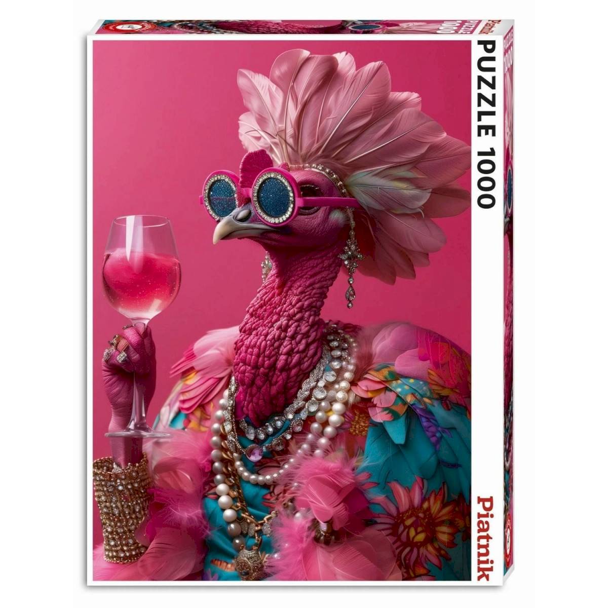 Puzzle Flamant rose - 1000 pièces