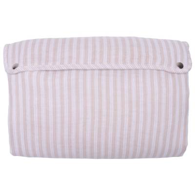 Cape de bain et gant de toilette rayé galet(dupliqué)