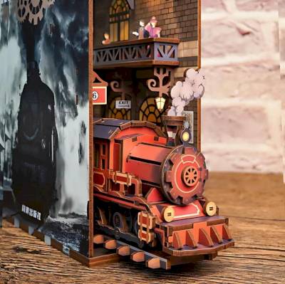 Book Nook The Steam Age - Tonecheer