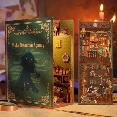 Book Nook  Violin Detective Agency- Tonecheer