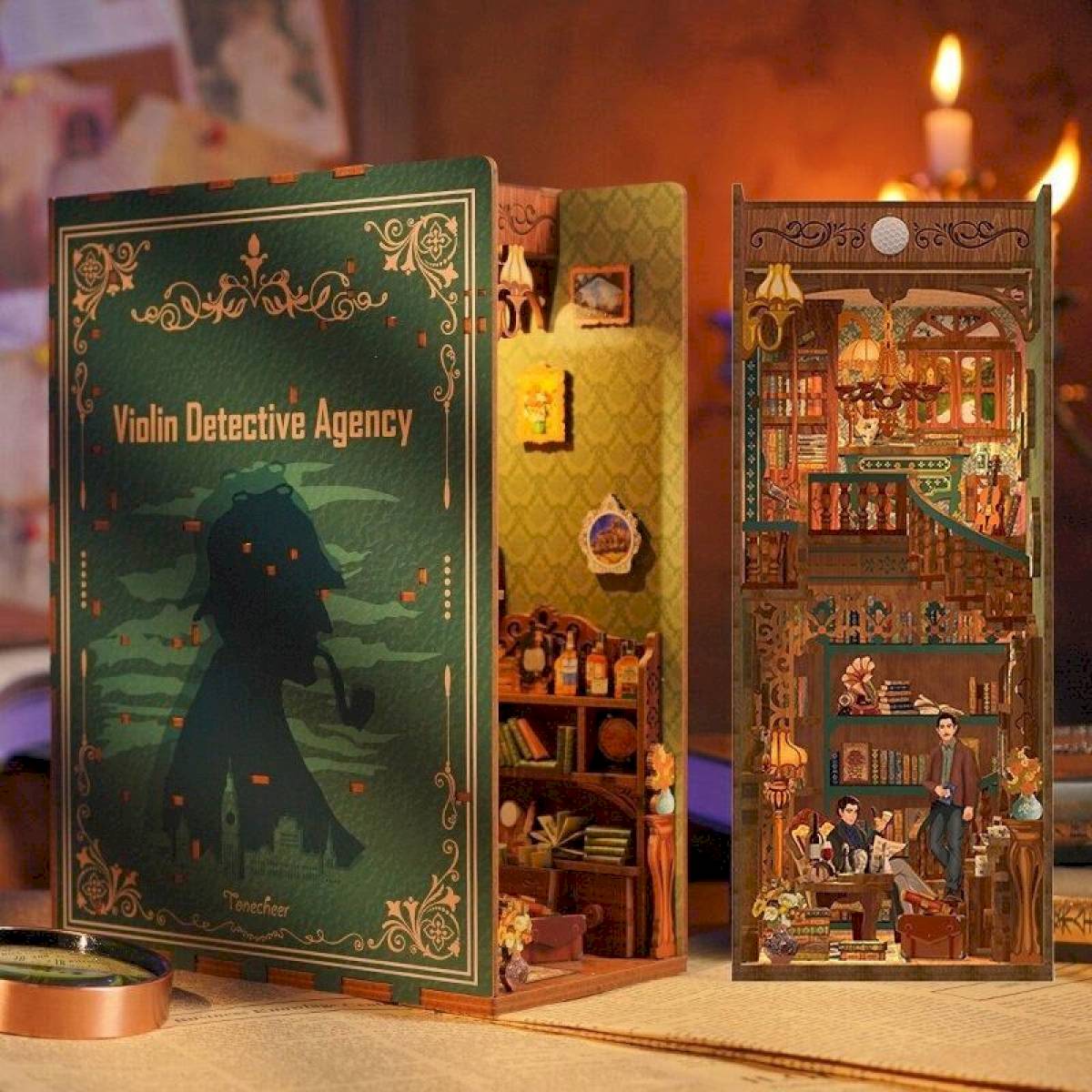 Book Nook  Violin Detective Agency- Tonecheer