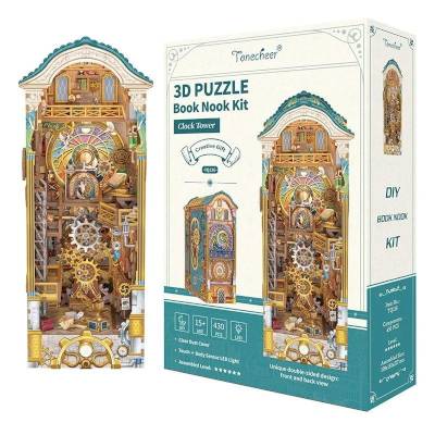 Book Nook Clock Tower - Tonecheer