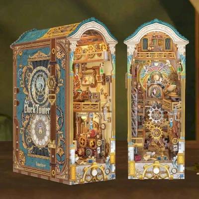 Book Nook Clock Tower - Tonecheer