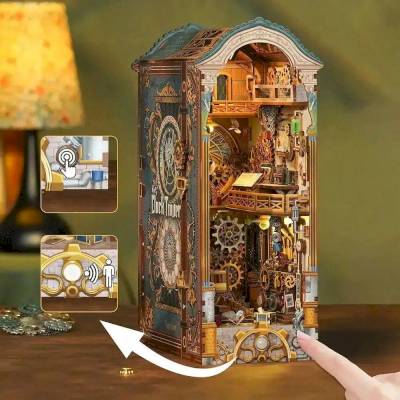 Book Nook Clock Tower - Tonecheer