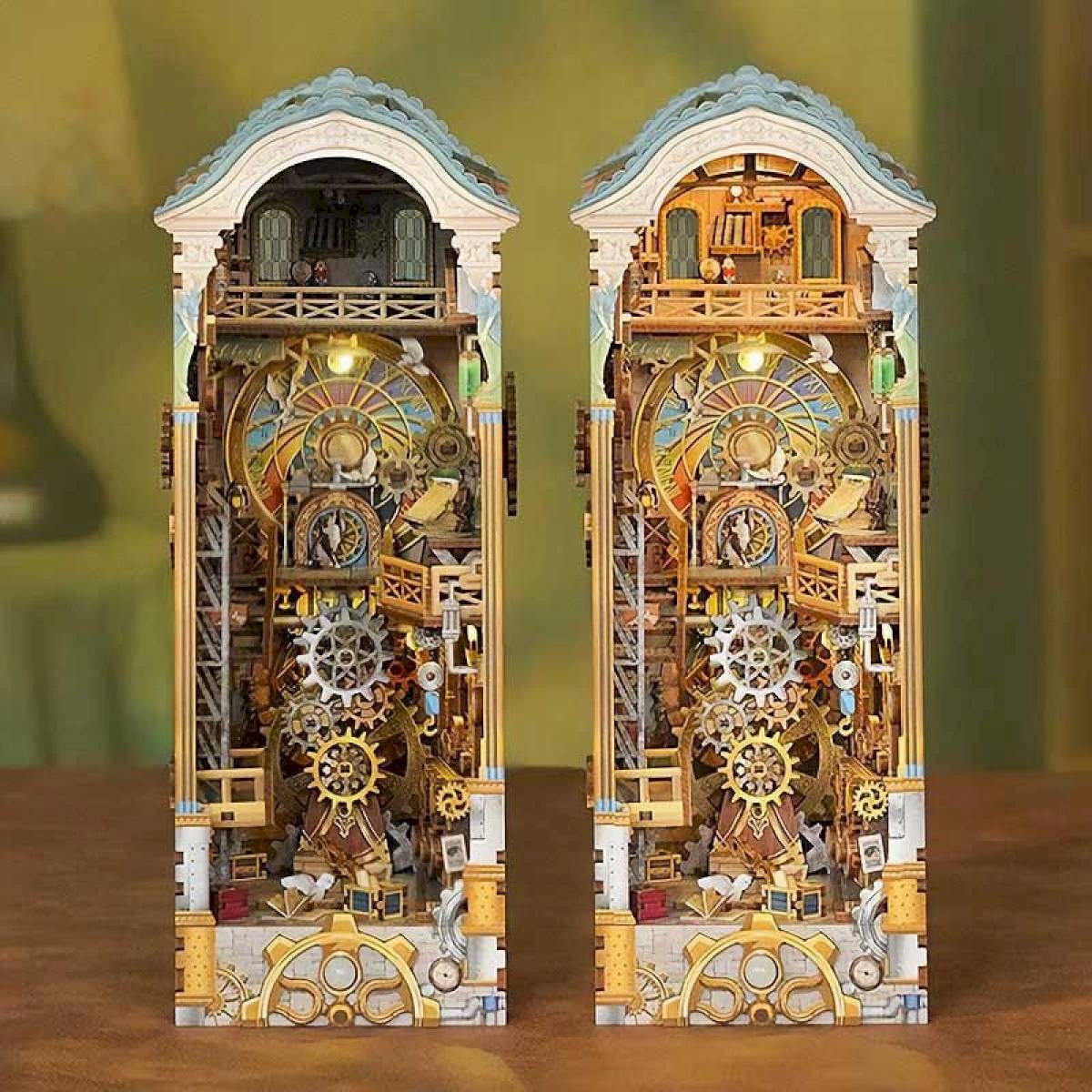 Book Nook Clock Tower - Tonecheer