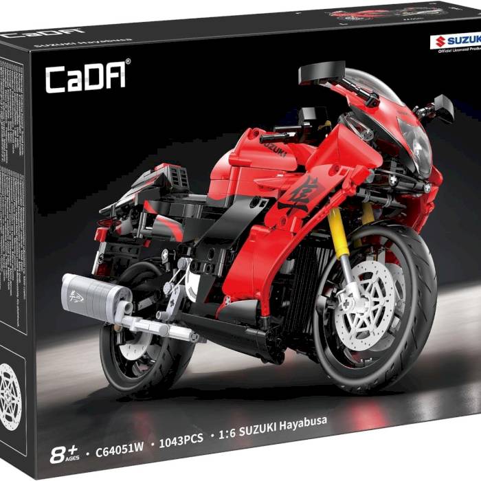 Moto Suzuki Hayabusa à construire - 1043 pièces