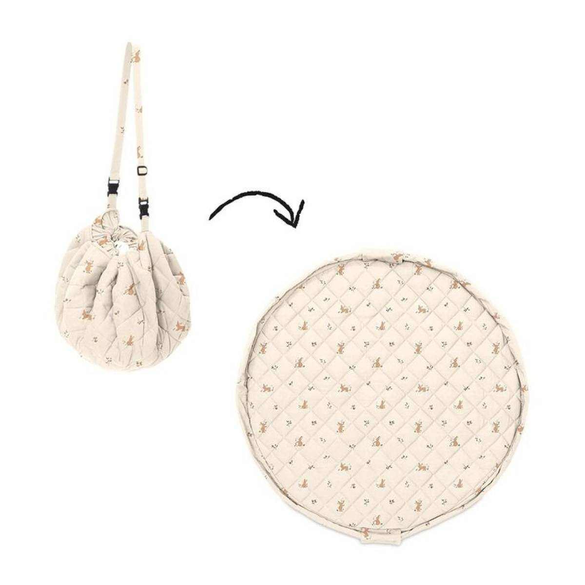 Tapis d'éveil et sac de rangement Rabbit