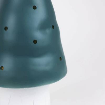 Petite lampe Champignon bleu Natural Teal