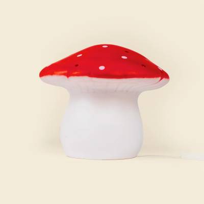 Grande Lampe Champignon Rouge