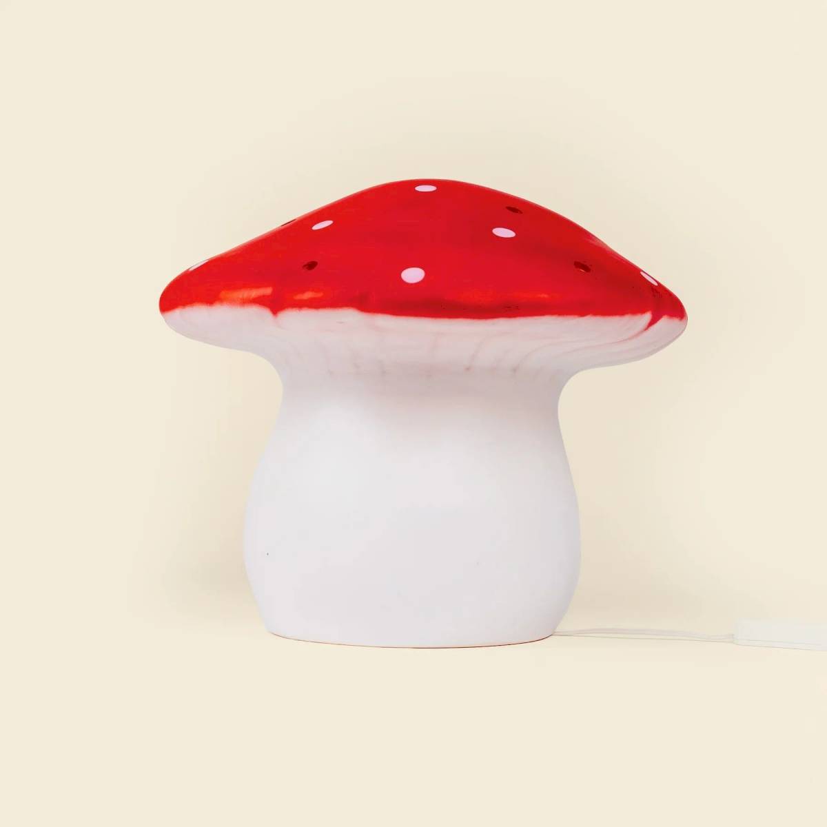 Grande Lampe Champignon Rouge