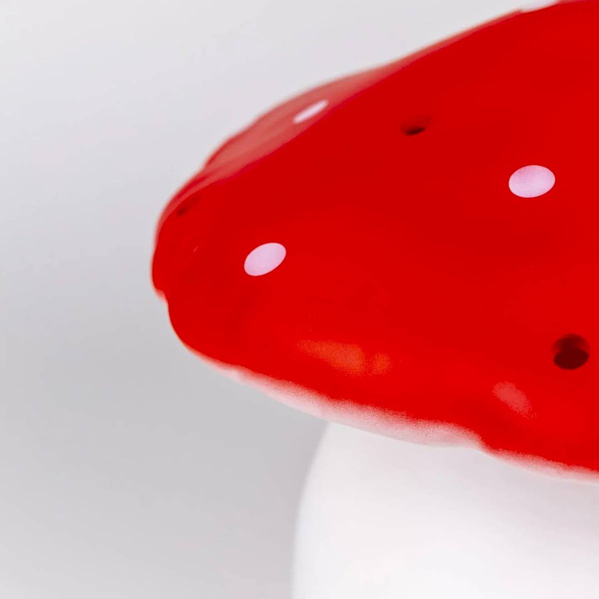 Grande Lampe Champignon Rouge