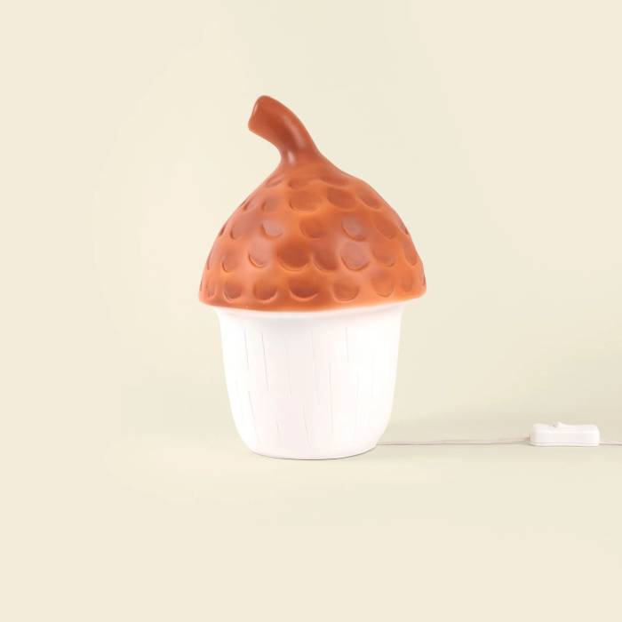 Lampe Gland brique rouge