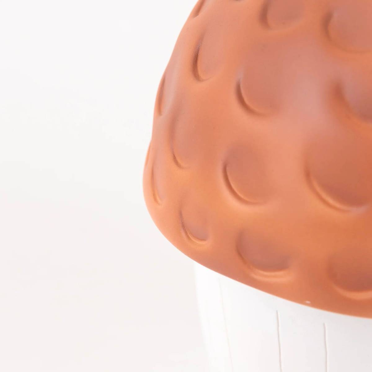 Lampe Gland brique rouge