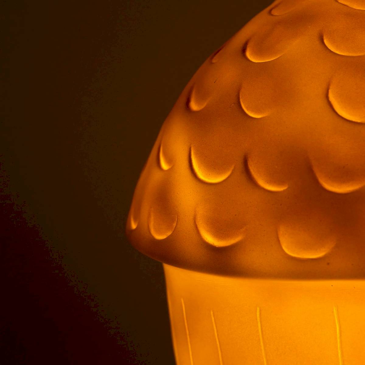 Lampe Gland brique rouge
