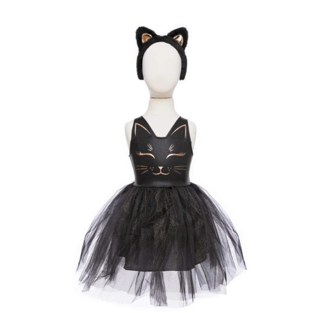 Robe chat noir 5-6 ans