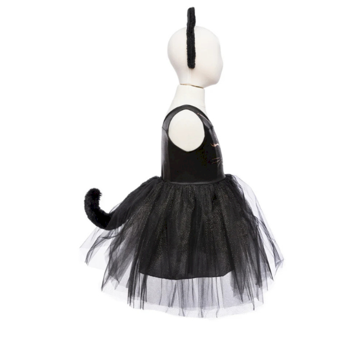 Robe chat noir 3-4 ans