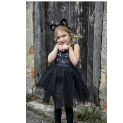 Robe chat noir 3-4 ans