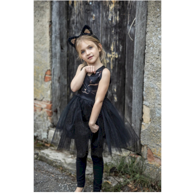 Robe chat noir 3-4 ans