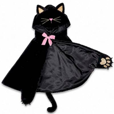 Cape chat noir 1-2 ans