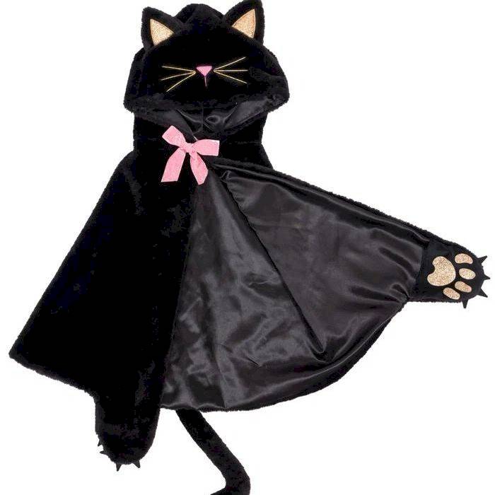 Cape chat noir 1-2 ans