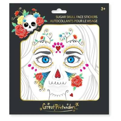 Stickers de visage Sugar Skull
