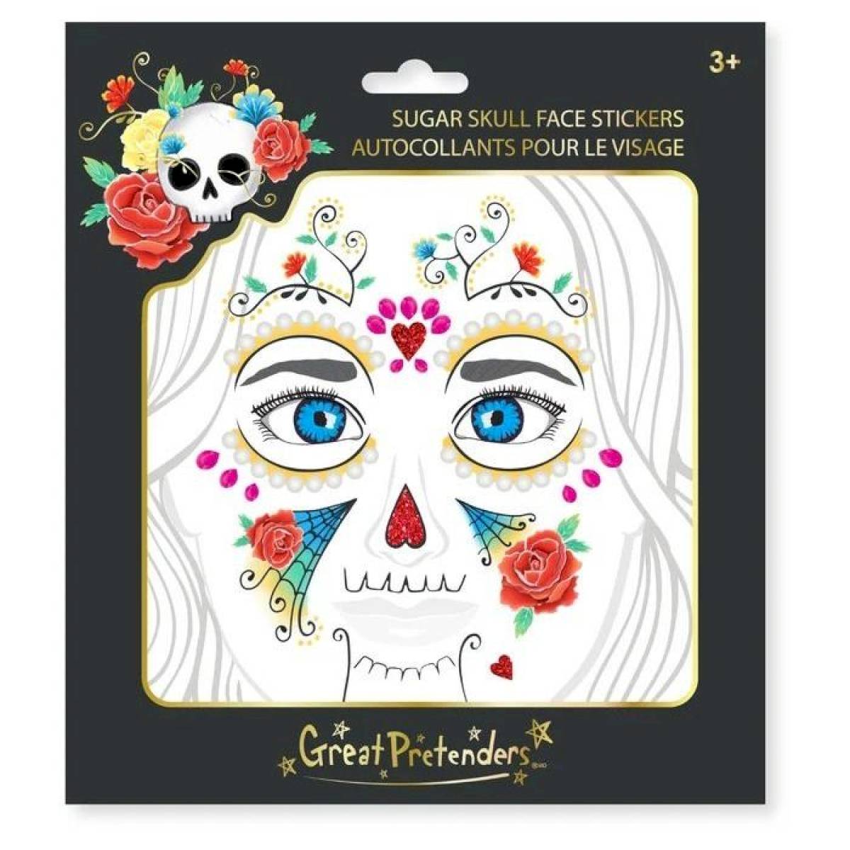 Stickers de visage Sugar Skull