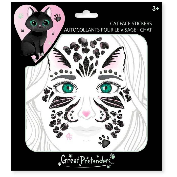 Stickers de visage Chat Noir
