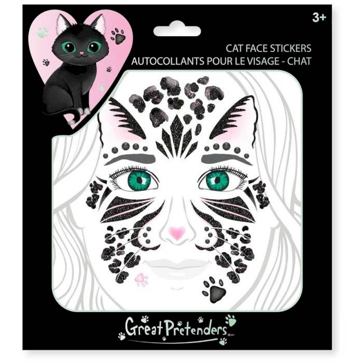 Stickers de visage Chat Noir