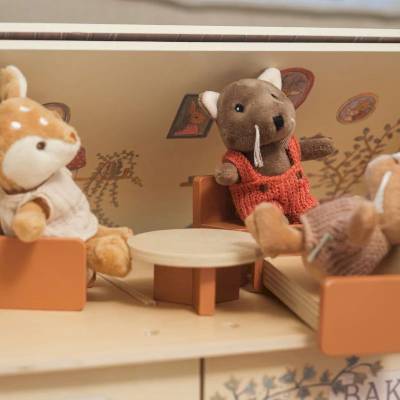 Mini peluche Rob le Loup - 9cm