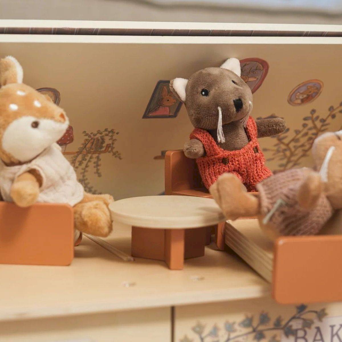 Mini peluche Rob le Loup - 9cm