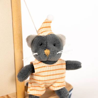 Mini Peluche Malo le Chat sur son voilier